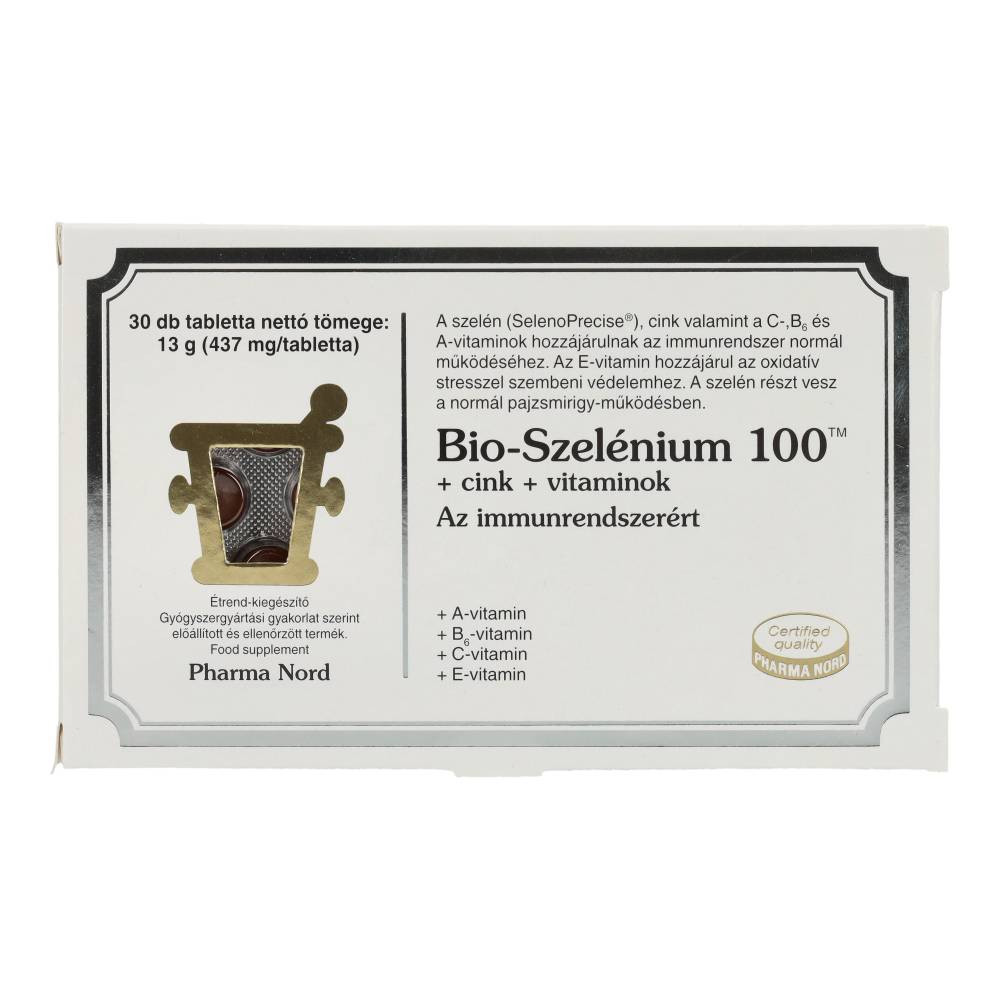 BIO-SZELÉNIUM 100+CINK+VITAMINOK 30DB