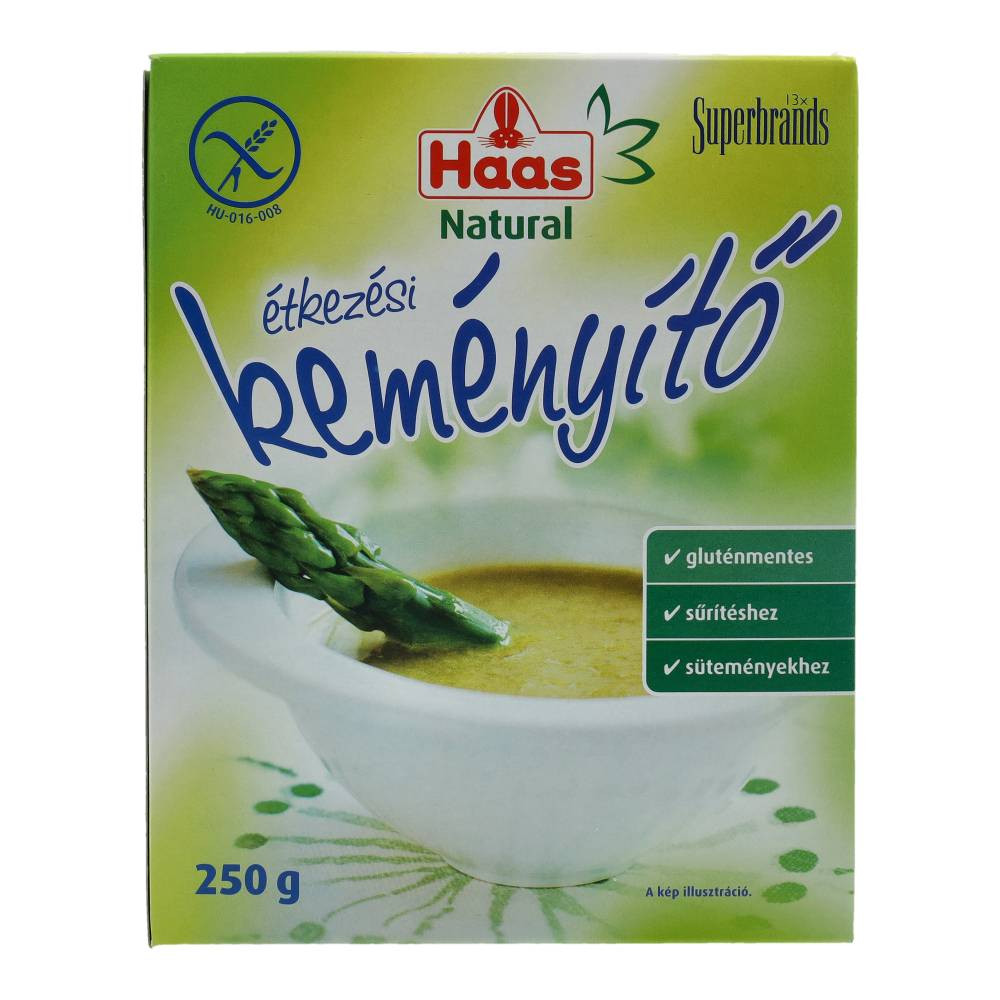 HAAS ÉTKEZÉSI KEMÉNYÍTŐ 250G GM.