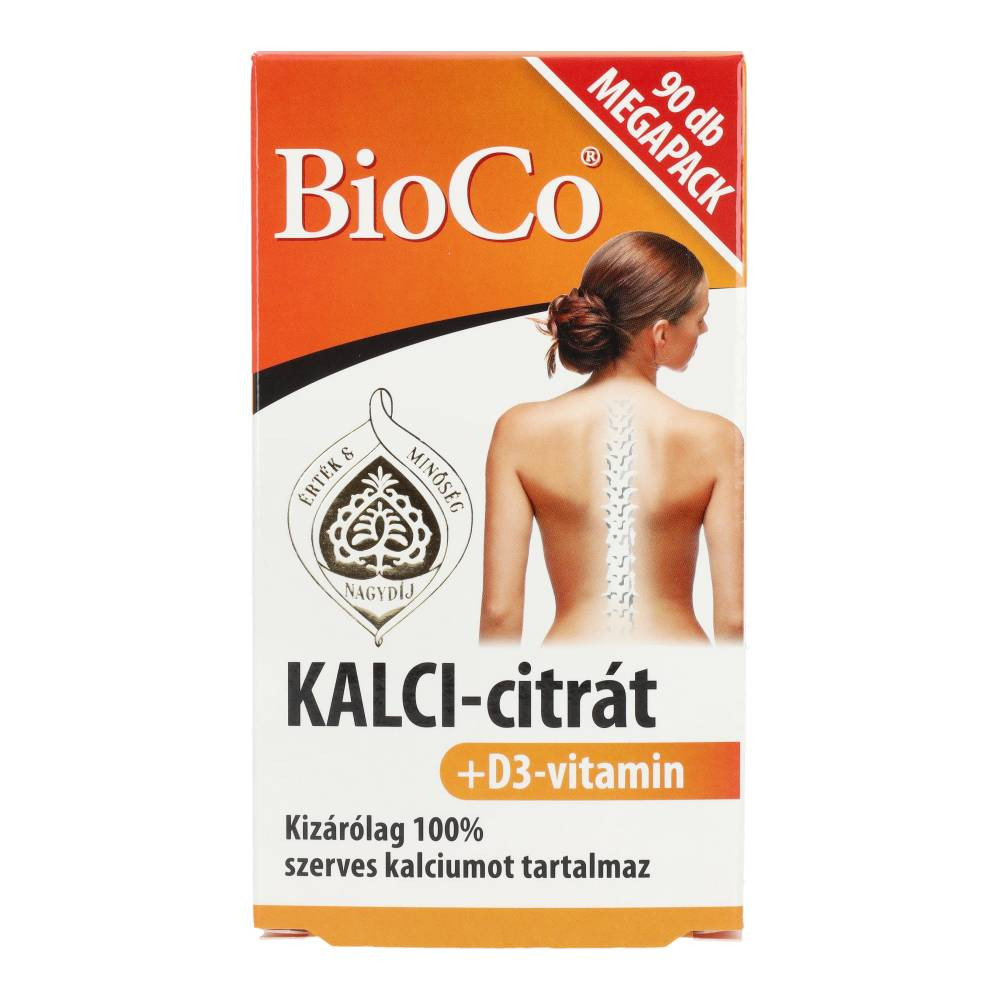 BIOCO KALCI-CITRÁT+D3-VITAMIN FILMTABL.