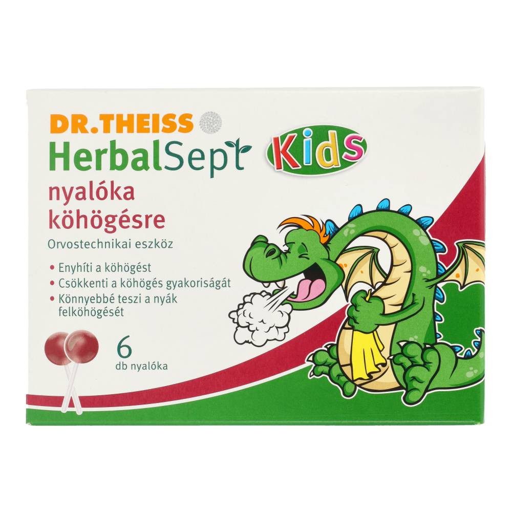 DR.THEISS HERBALSEPT NYALÓKA KÖHÖGÉS 6DB