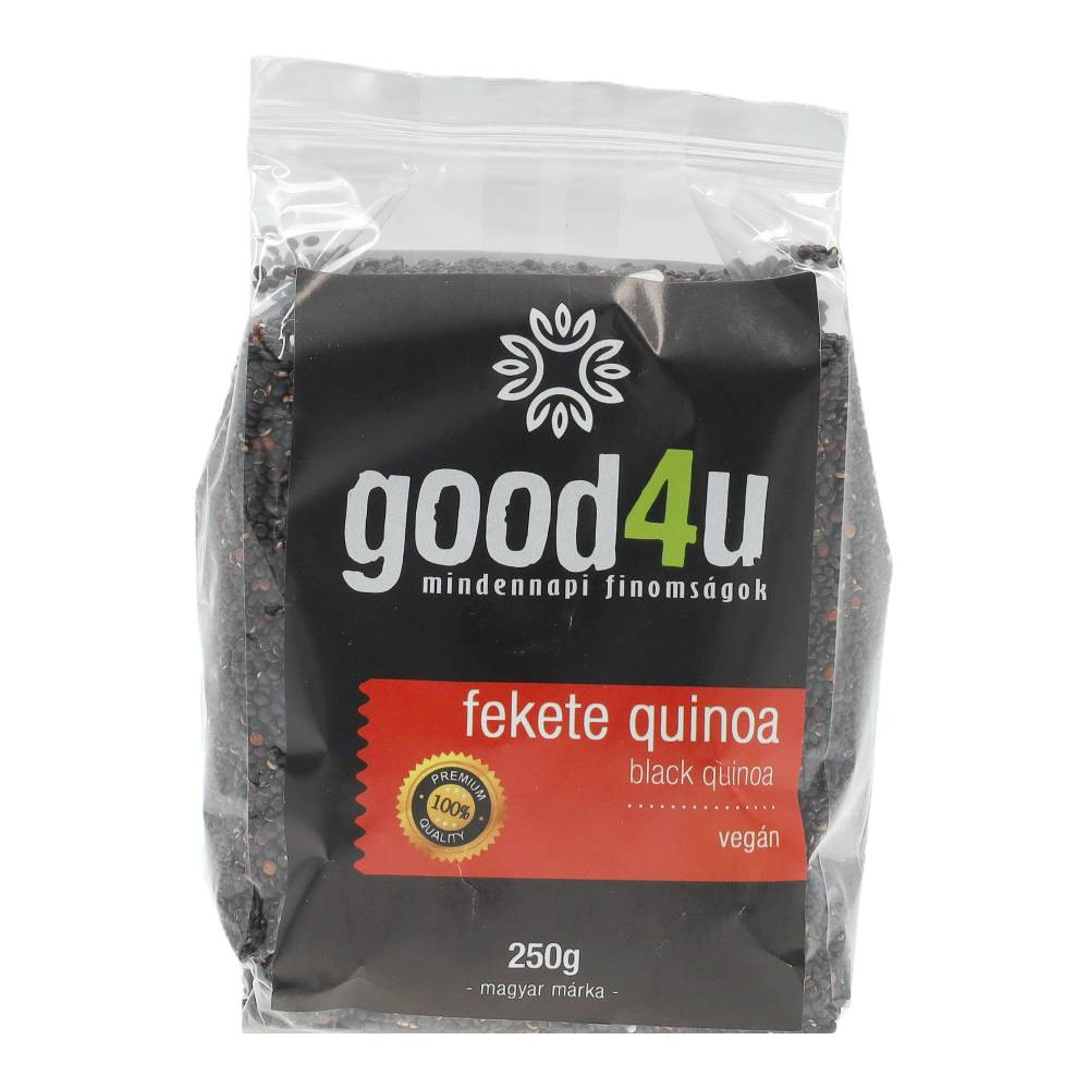 GOOD4U VEGÁN QUINOA FEKETE