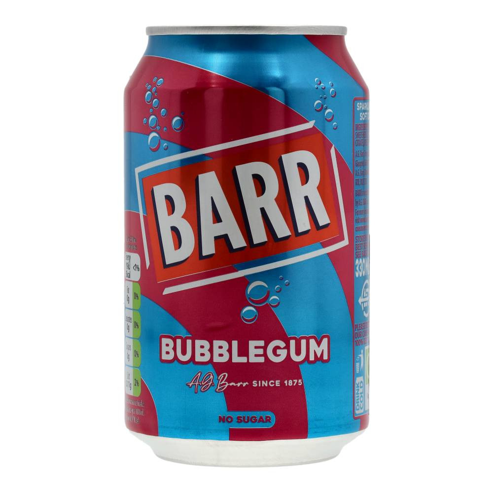 BARR SZÉNS. ÜDÍTŐ BUBBLEGUM CM. 330ML