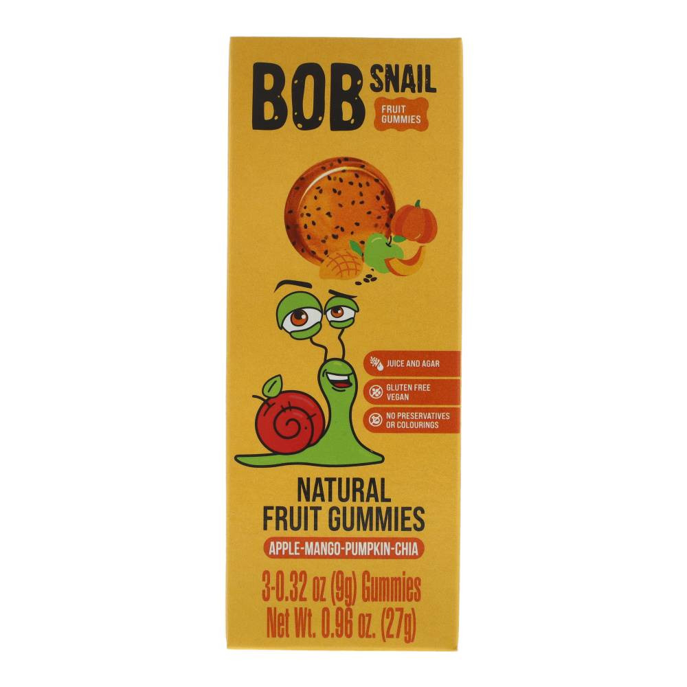 BOB SNAIL GYÜM.ZSELÉ ALMA-MANGÓ-CHIA 27G