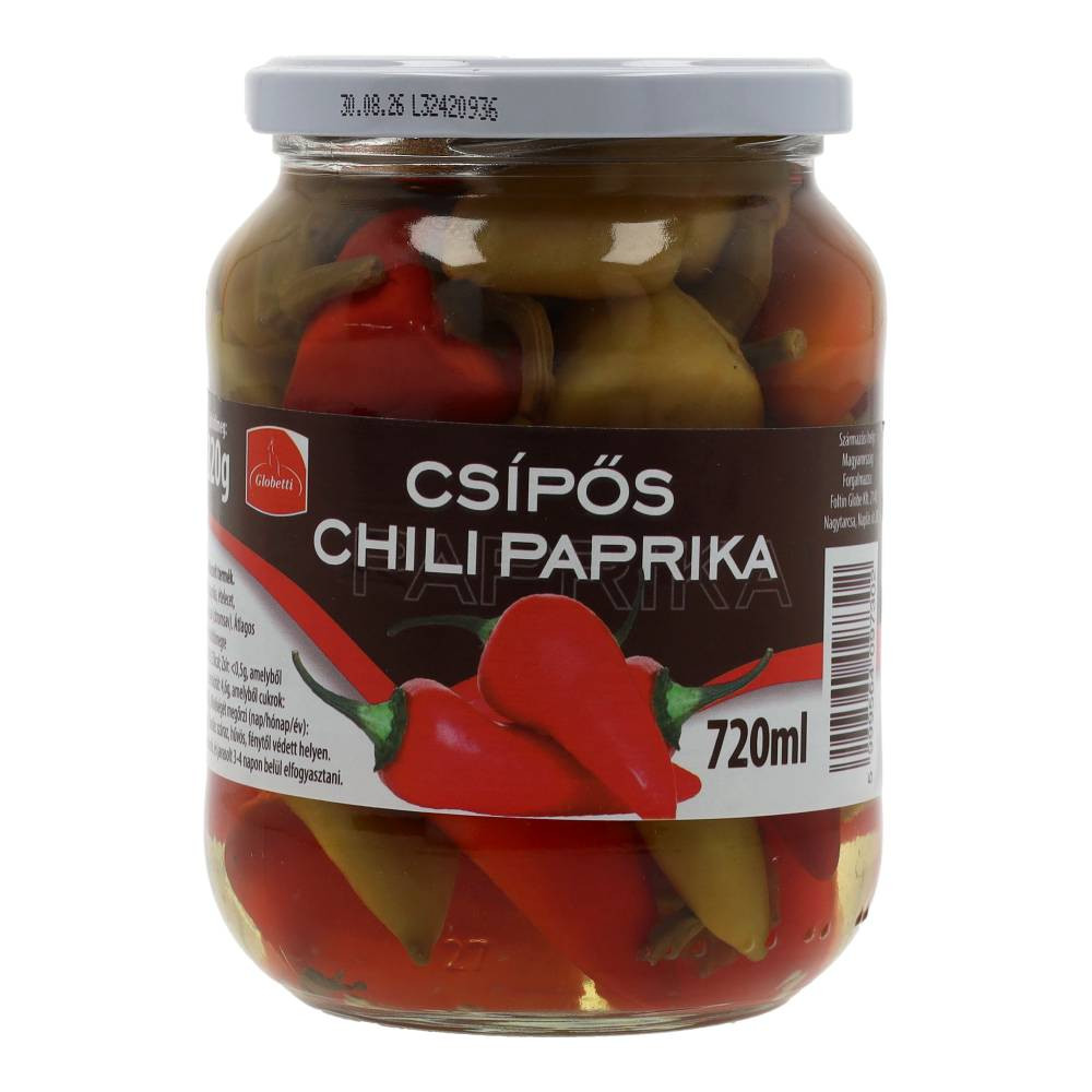 GLOBETTI CHILI PAPRIKA ECETES 360G
