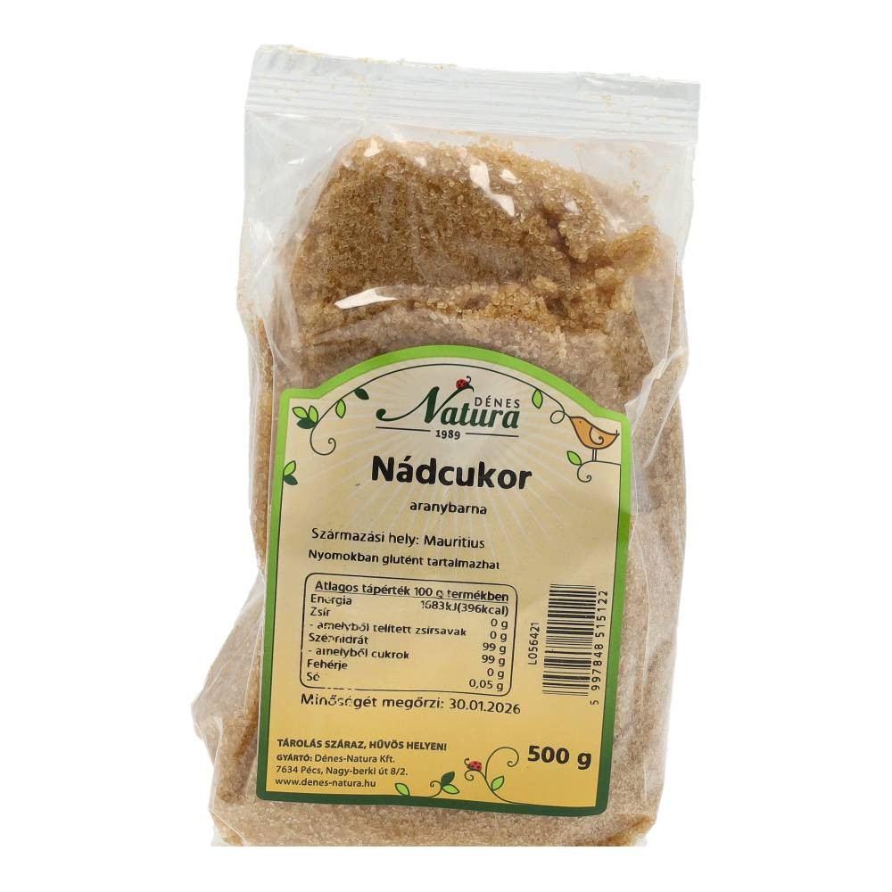 NATURA NÁDCUKOR ARANYBARNA 500G