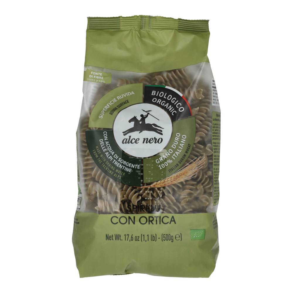 ALCE NERO BIO TÉSZTA CSAL. SPIRELLI 500G