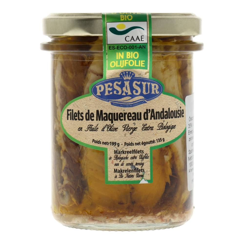 PESASUR BIO MAKRÉLAFILÉ OLÍVAOLAJBAN PESASUR BIO MAKRÉLAFILÉ OLÍVAOLAJBAN