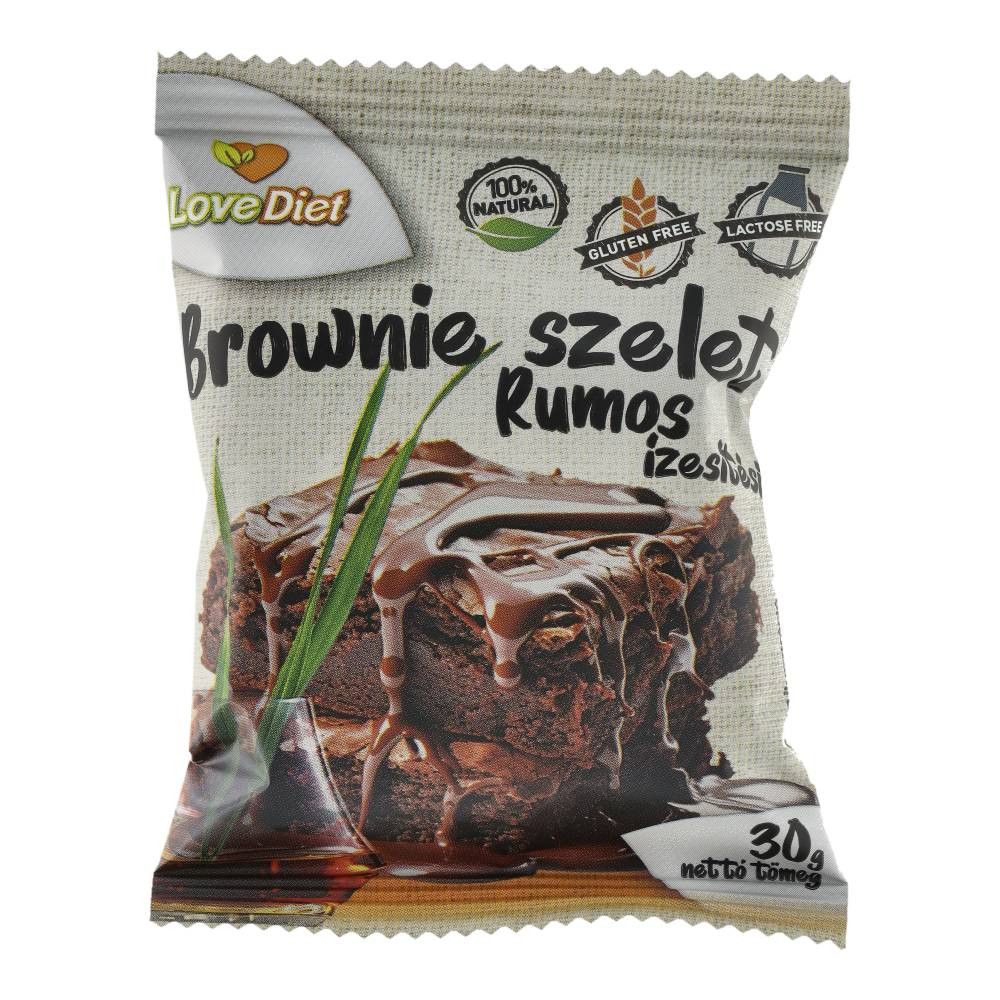LOVE DIET BROWNIE RUM 30G