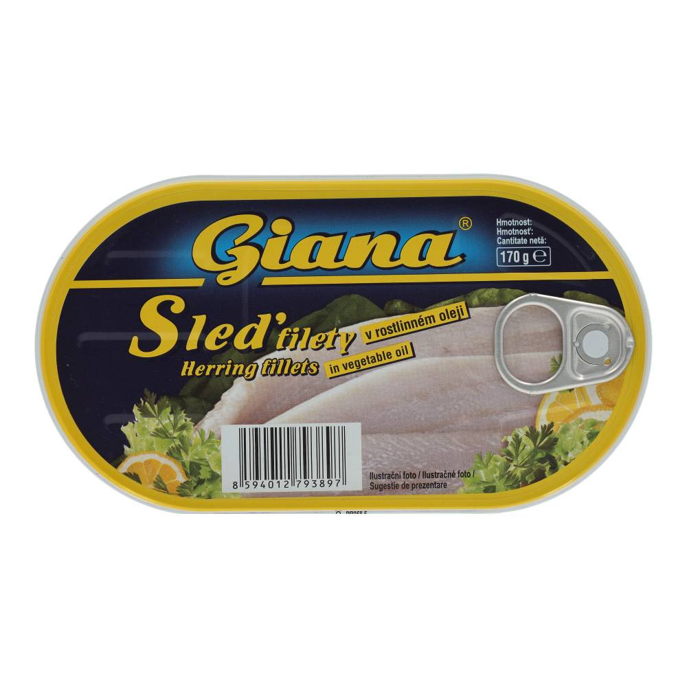 GIANA HERINGFILÉ OLAJBAN 170G