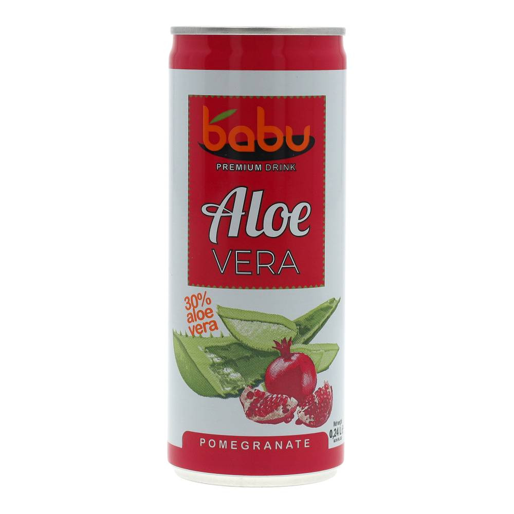 BABU ALOE VERA ITAL GRÁNÁTALMA 240ML DRS