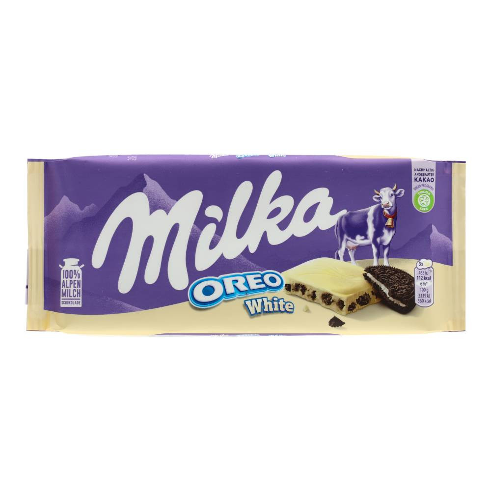 MILKA FEHÉRCSOKI OREO 100G
