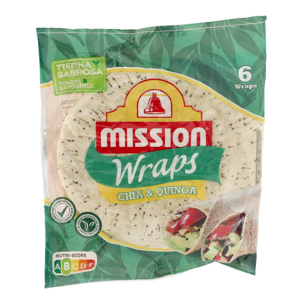 MISSION WRAP CHIA&QUINOA 370G
