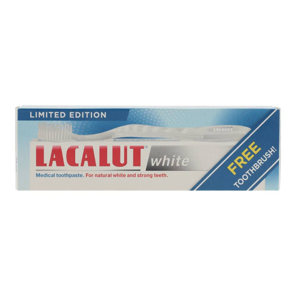 LACALUT WHITE FEHÉRÍTŐ FOGKRÉM +FOGKEFE