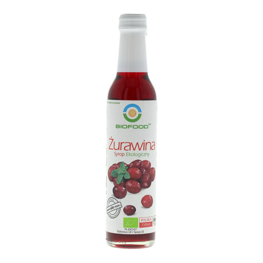 BIO FOOD BIO TŐZEGÁFONYA SZIRUP 250ML