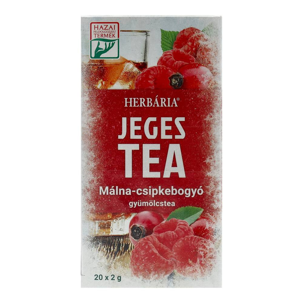 HERBÁRIA JEGES TEA MÁLNA-CSIPKE 20FILTER HERBÁRIA JEGES TEA MÁLNA-CSIPKE 20FILTER